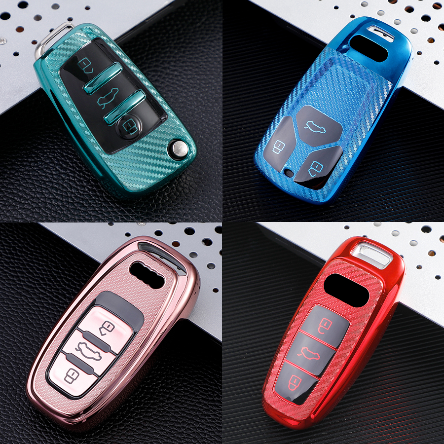 奥迪透明汽车钥匙套A1A3A4A6LA7