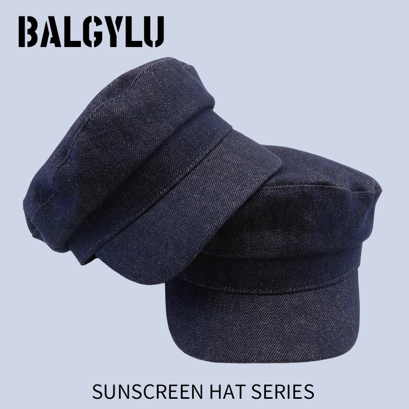 韩系光板深色牛仔布平顶帽女春夏季新款街头复古鸭舌帽反戴前进帽,服饰配件/皮带/帽子/围巾,帽子,淘宝优惠券,粉丝福利购,淘宝优惠卷