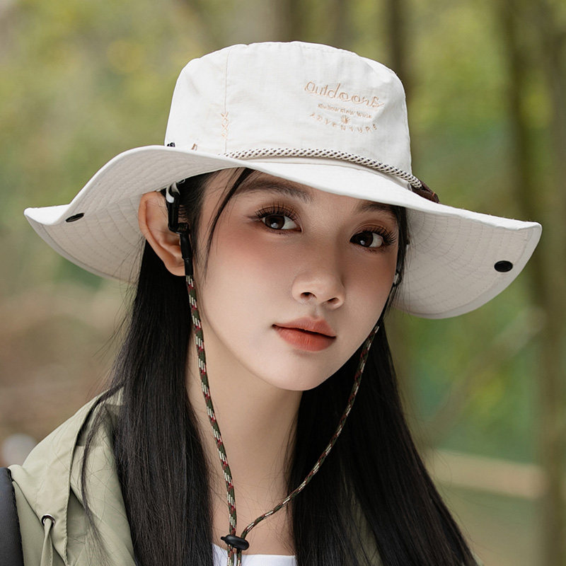 夏季户外登山露营渔夫帽子男女抽绳钓鱼防晒遮阳太阳帽西部牛仔帽,服饰配件/皮带/帽子/围巾,帽子,淘宝优惠券,粉丝福利购,淘宝优惠卷