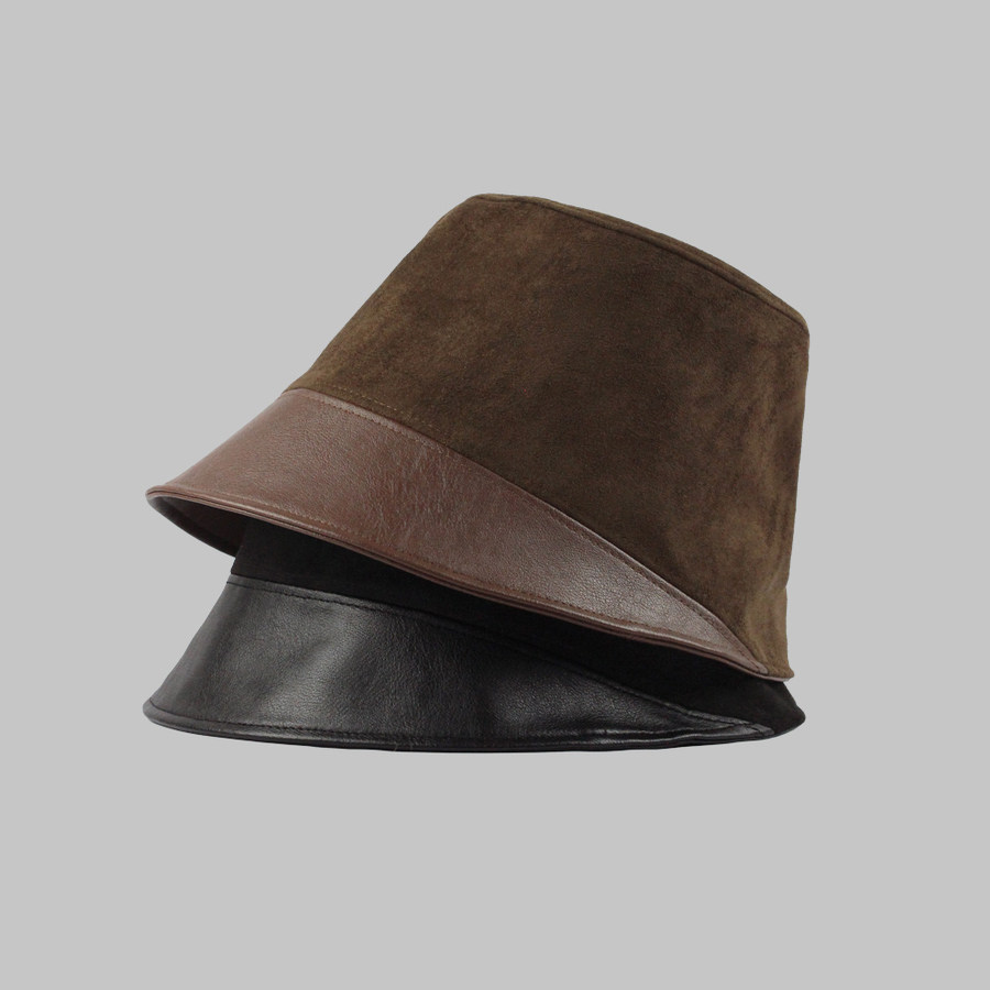 韩版时尚复古高级感皮檐渔夫帽子女秋冬素颜遮脸显脸小麂皮绒盆帽,服饰配件/皮带/帽子/围巾,帽子,淘宝优惠券,粉丝福利购,淘宝优惠卷