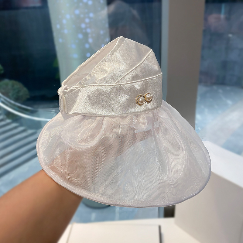 春夏季韩版气质遮阳防晒空顶帽女