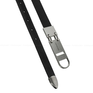 TWOWUS品牌原创设计感做旧金属银扣皮带男女小众百搭高级感腰带