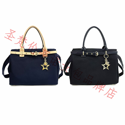 圣.梵伦蒂诺P4-H1017女士时尚尼龙布多隔层大容量单肩斜挎手提包