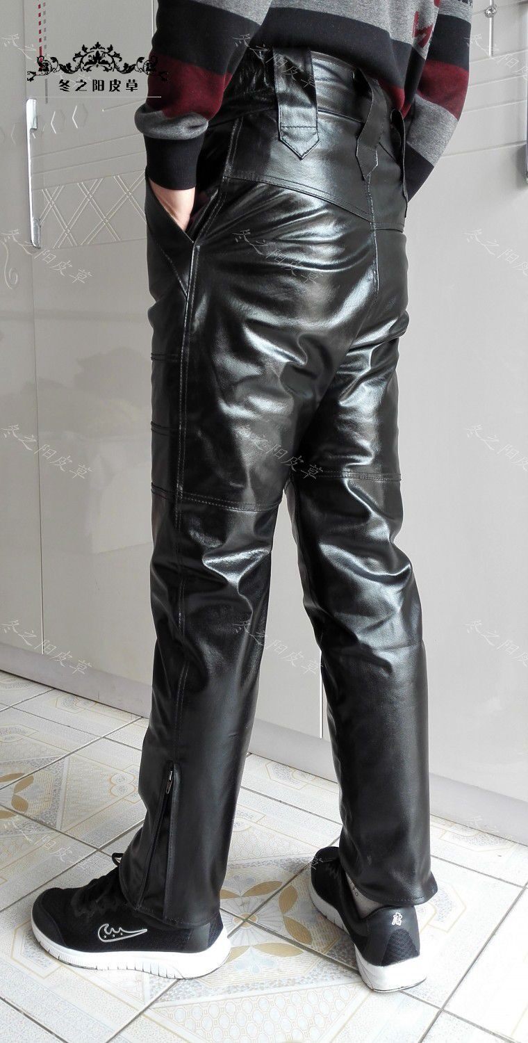 Pantalon cuir homme en vrac pour jeunesse pour hiver - Ref 1484838 Image 3