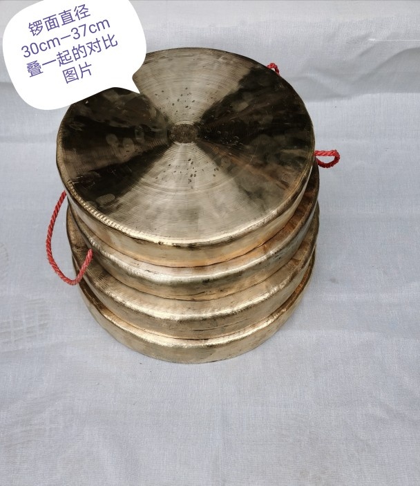 醒狮锣手工铜锣 抛光锣 舞狮用锣 纯铜高边锣