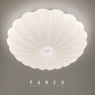 梵可灯饰现代简约卧室灯圆形北欧房间衣帽间唯美浪漫星空吸顶灯