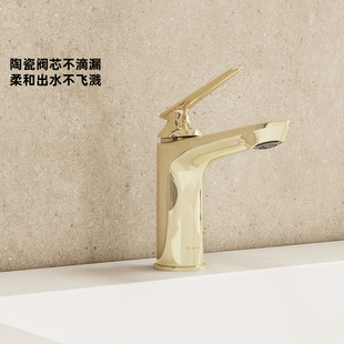 33820T 科勒斐然卫生间洗脸盆全铜单把冷热水龙头K KOHLER