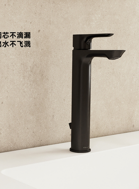 KOHLER/科勒利欧卫生间冷热全铜单把艺术盆水龙头K-25103T-4F-2BL