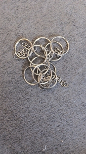 10个25mm钥匙链圈圈圈圈