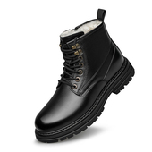 中老年羊毛皮靴厚底东北抗寒靴 爸爸大棉鞋 ZRO零度男冬季 加绒男鞋