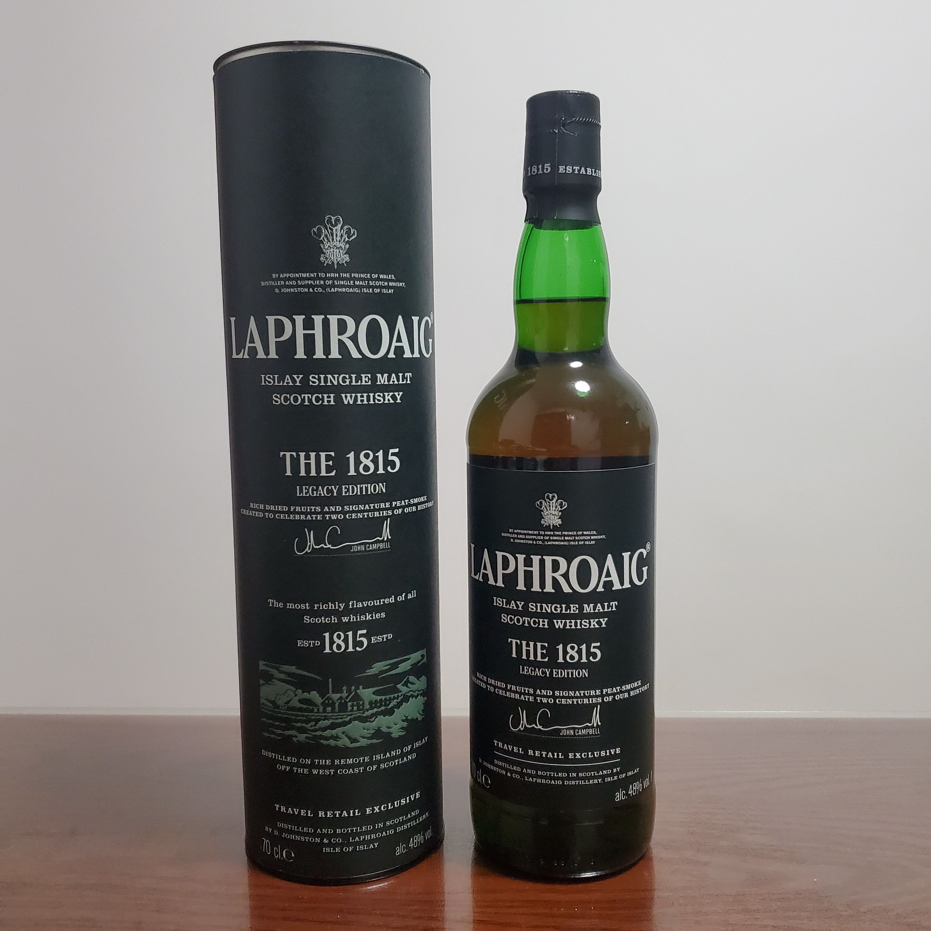 LAPHROAIG 老版款拉弗格1815纪念版礼盒装艾雷岛威士忌700ml48%