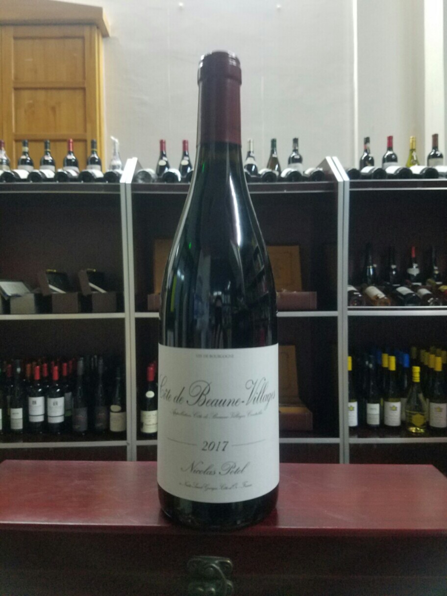 博恩丘村级干红葡萄酒法国勃艮第珀帝庄园 nicolas potel 2017年