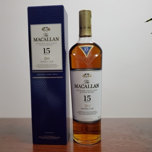 MACALLAN 麦卡伦蓝钻15年双桶老版款单一麦芽威士忌礼盒装