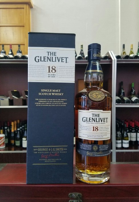 glenlivet格兰威特18年老版款苏格兰单一麦芽威士忌43度700m