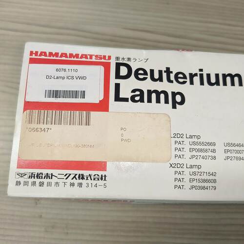 6076.1110 氘灯 适配赛默飞U3000液相 D2-Lamp ICS VWD议价维修