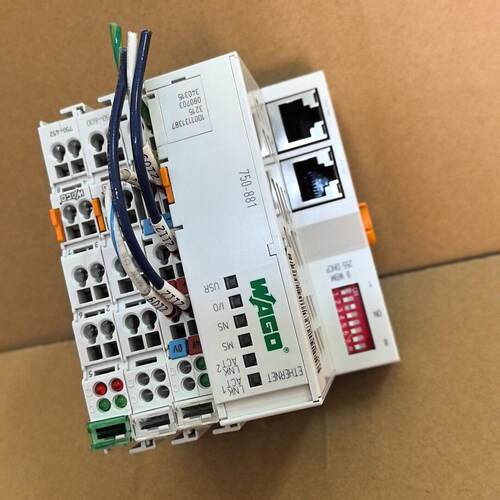 750-881 CPU总线模块主机 WAGO万可 工业自动化工控模块议价维修
