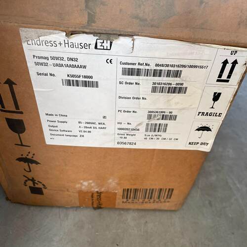 Promag 50W32 DN32 恩德斯豪斯电磁流量计 支持SIL HART议价维修
