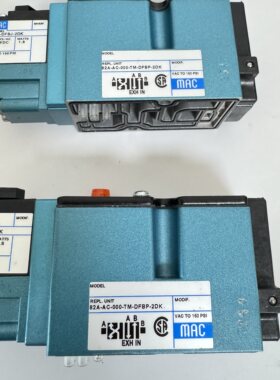 82A-AC-000-TM-DFBP-2DK MAC气动电磁阀议价维修