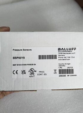 BSP00Y8 BSP B100-EV009-P00S2B-S4 BALLUFF压力传感器议价维修