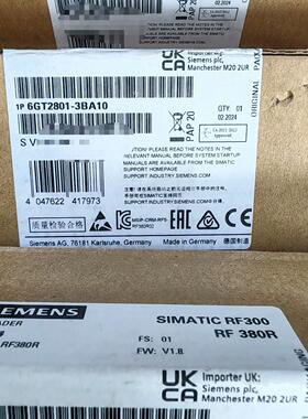 6GT2801-3BA10 RF读取器 SIMATIC RF380R 工业自动化配件议价维修