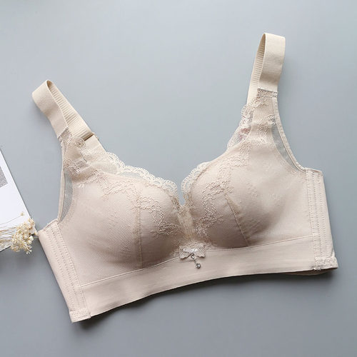 大胸显小文胸聚拢内衣加宽侧收