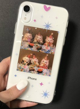 ROSEZOO玫瑰动物园闪闪buling星星小猫适用于iphone17/16promax透明全包软壳防摔