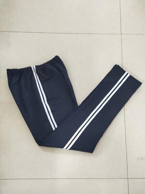 可订做纯棉中高小学生蓝色校服