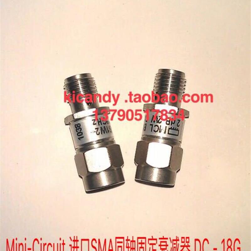 Mini-Circuit进口SMA公母同轴固定衰减器DC18G 2W 2DB SMA衰减器