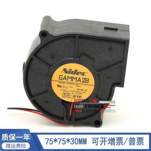 原装NIDEC GAMMA28 A35016-16 12V 0.41A 7530离心风机涡轮风扇