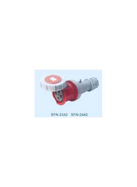 SFE防水工业插座SFN-2442 125A 四极连接器 IP67 四芯插座