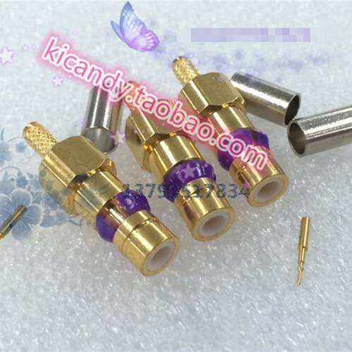 通信C6X-J-2接头75-2-2射频RF同轴连接器2M头2兆头机房馈线接头