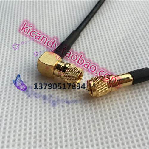 进口M5-JJW直对弯10-32UNF转接线microdot测试加速度抗振动传感线