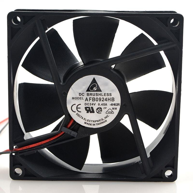 台达 AFB0924HB DC 24V 0.45A 90*90*25MM 9CM 变频器散热风扇