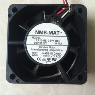 24V 6CM B60 NMB B69 ABB變頻器風(fēng)扇 6025 05W 2410ML 0.17A 3線