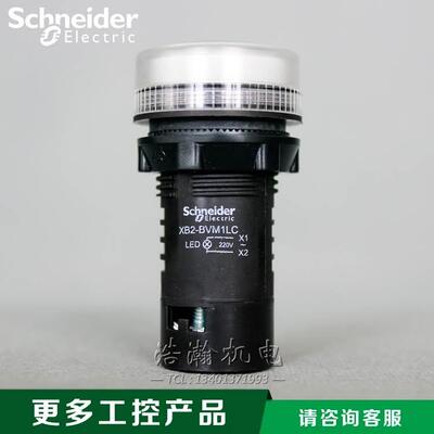 施耐德XB2-BVM1LC XB2-BVB1LC白色LED指示信号灯AC/DC24V220V380V
