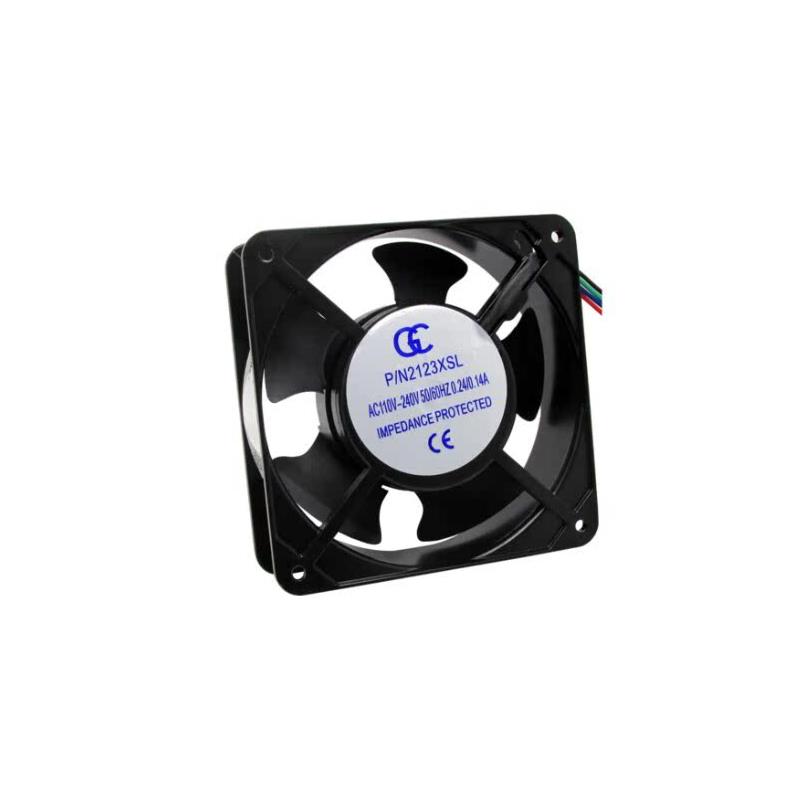 全新 SNUON P/N2123XSL 12038 110V/220V 4线散热风扇  金属框