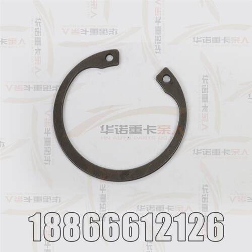 适用于重汽豪沃A7直推卡簧V推卡扣C7H豪沃T7H推力杆胶芯固定挡圈