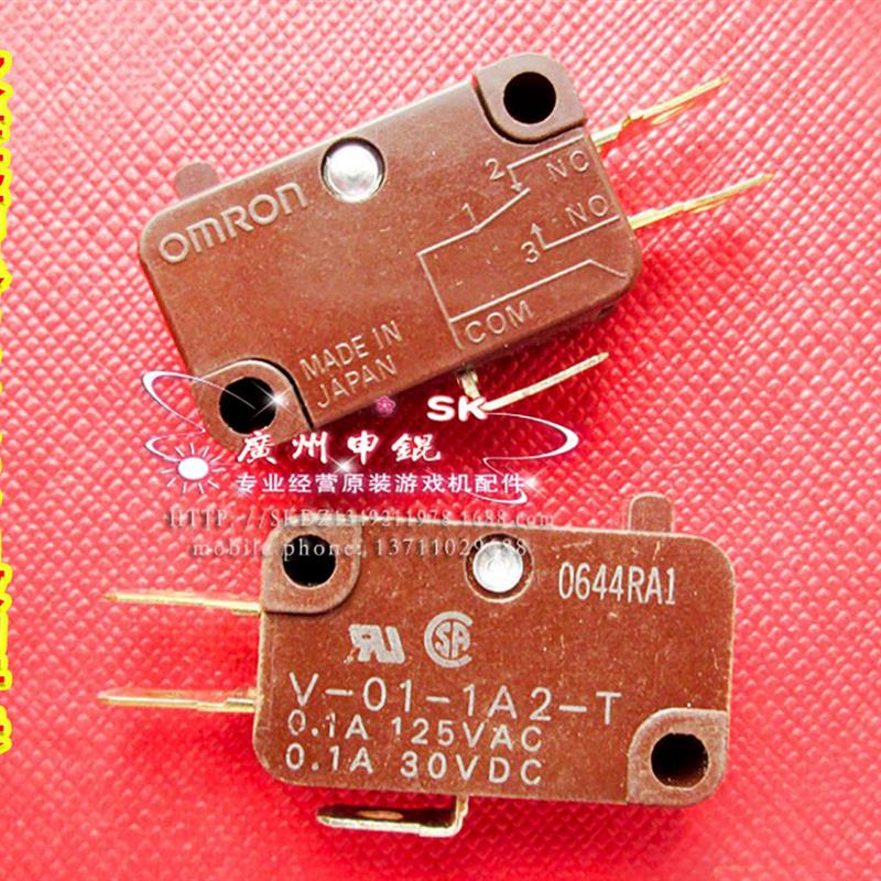 V-01-1A2-T 0.1A OmronSWITCHSNAPACTSPDT 100MA125V欧姆龙微动
