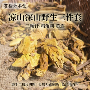 正品三颗针四川土黄连清热祛湿养生茶 代茶饮泡水用三颗针鸡脚刺