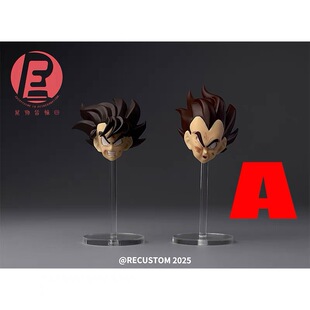 现货 RE 1/12 挨揍悟空 挨揍贝吉塔 双头雕 SHF配件包