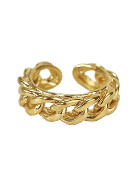 链条开口戒指叠戴麻花中性ins