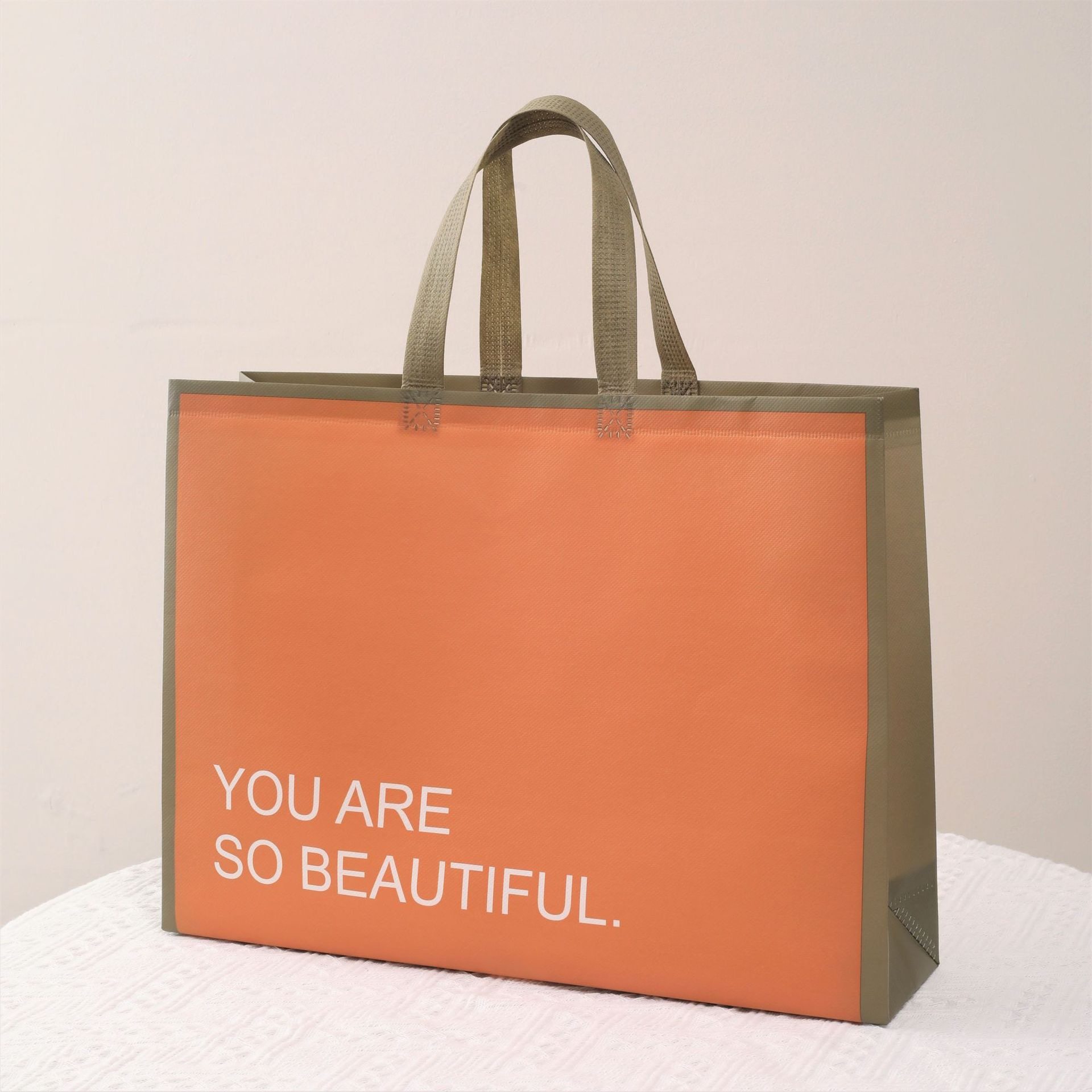 高档覆膜无纺布袋子订做logo服装店手提礼品包装袋环保广告购物袋,包装,无纺布包装袋,淘宝优惠券,粉丝福利购,淘宝优惠卷