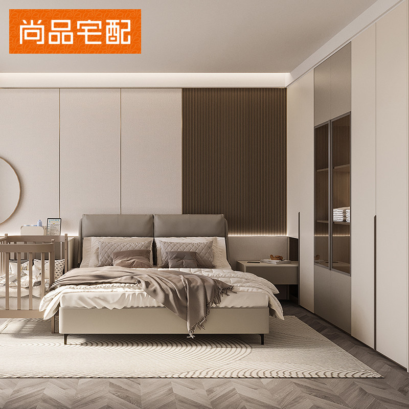尚品宅配白露烟岚全屋定制衣柜开放式衣帽间卧室衣柜鞋柜家具定做