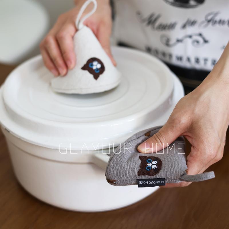 刺绣防烫隔热锅帽珐琅锅防烫锅套