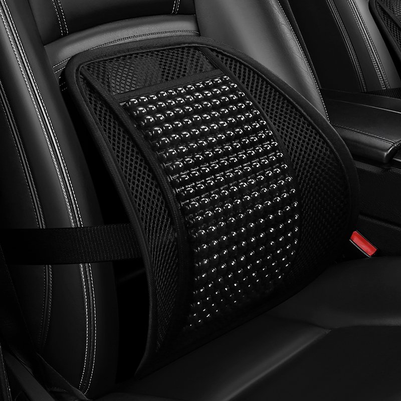 福宾木珠透气四季通用汽车腰靠