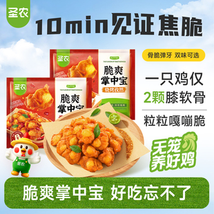 【活动专享】圣农脆爽掌中宝鸡脆骨零食烧烤香辣味冷冻半成品食材