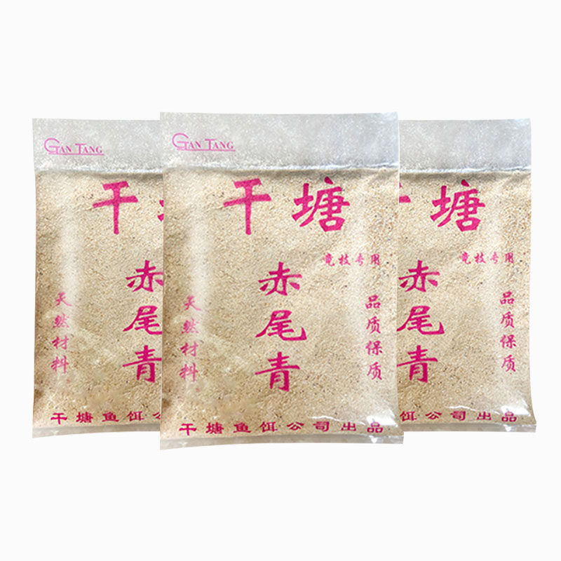 干塘赤尾青免冰冻鲜虾干粉南极磷虾粉野钓黑坑竞技罗非添加辅助饵