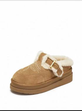 39号2025冬季新款复古厚底百搭雪地靴EIY04