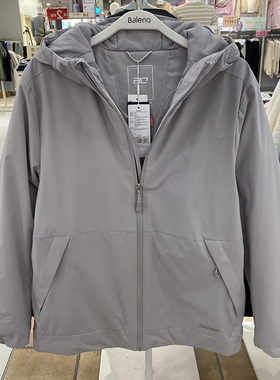 班尼路秋冬外套防水轻便夹棉连帽外套夹克羽绒棉服男8824308M007