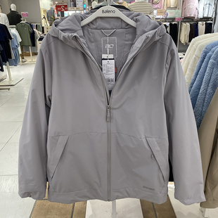 班尼路秋冬外套防水轻便夹棉连帽外套夹克羽绒棉服男8824308M007